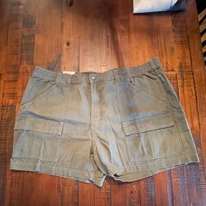 Natural Reflections Khaki Cargo Shorts